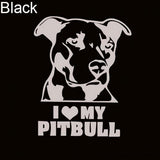 Waterproof Pitbull Dog Car Sticker Decoration