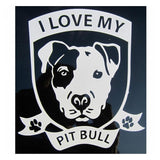 Waterproof Pitbull Dog Car Sticker Decoration