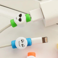 Cute Cartoon Expression Cable Protection